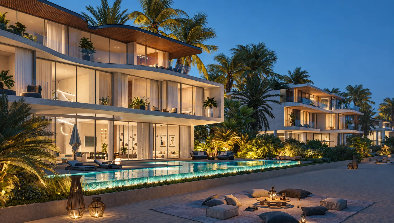 Lunaya Terraces with layered balconies and integrated planting