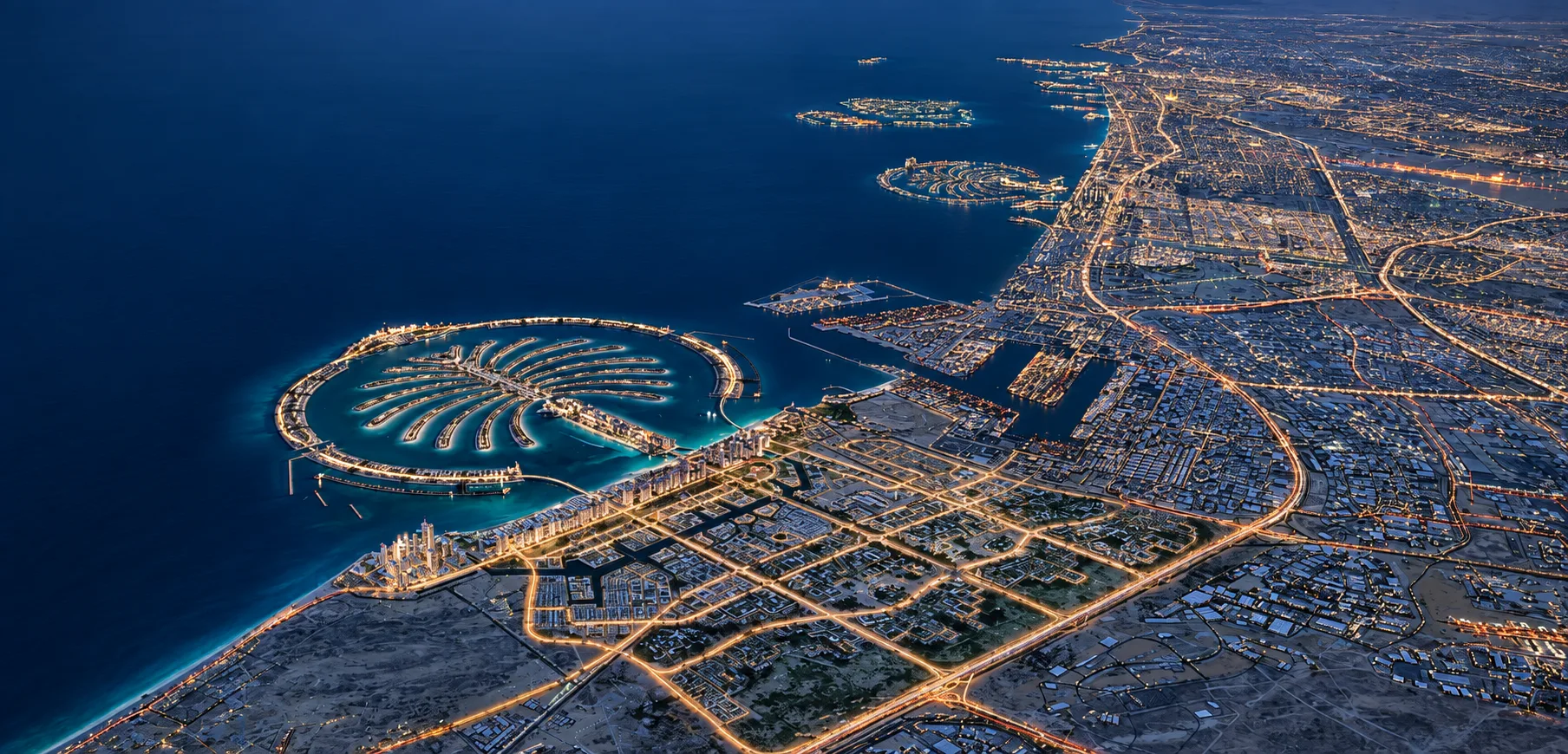 Map positioning Lunaya near Sheikh Zayed Road and major destinations in the Jebel Ali growth corridor