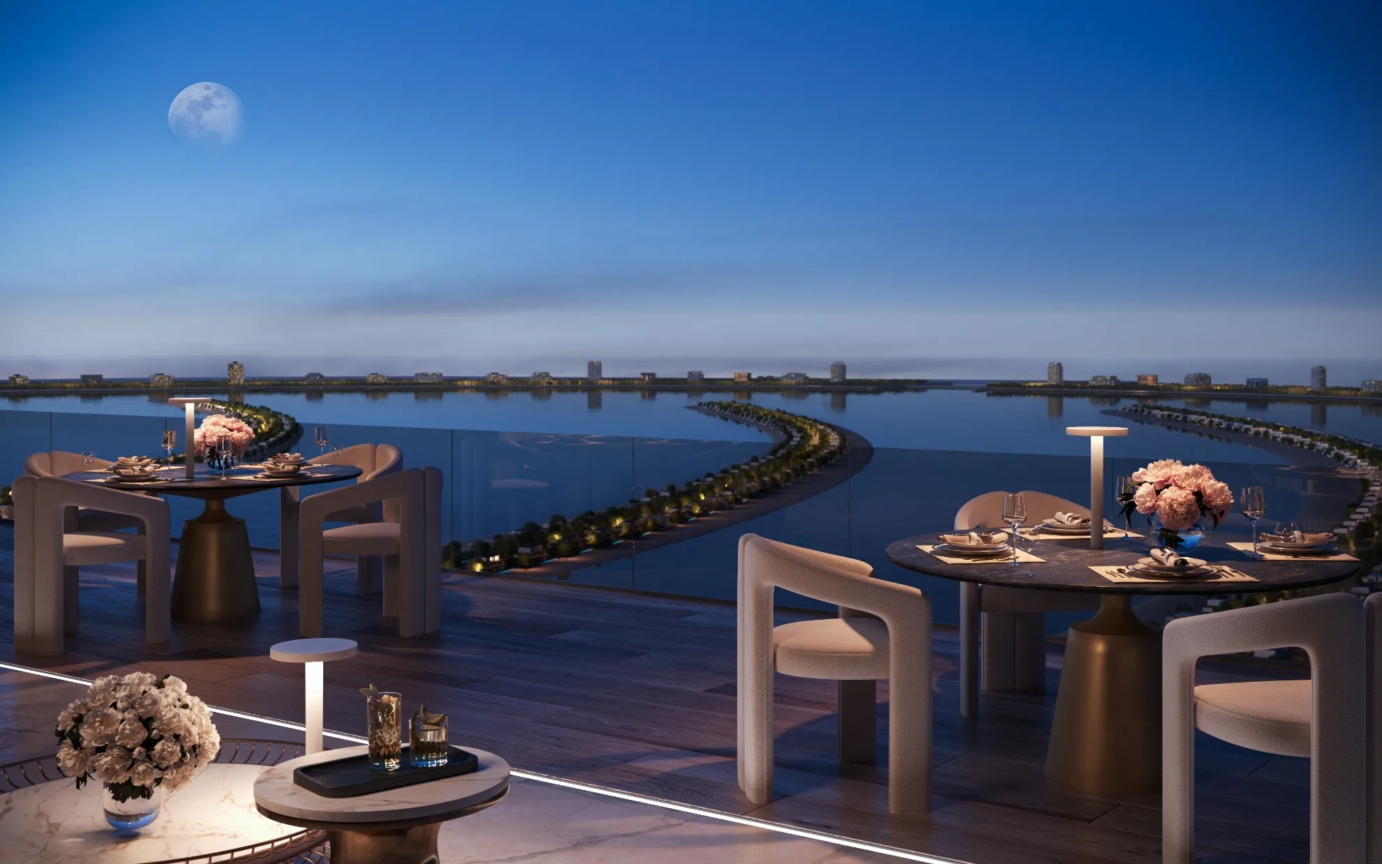 Rooftop living at Lunaya